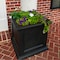 Mayne Fairfield Patio Planter 20x20 - Black 5825-B - alternate 1